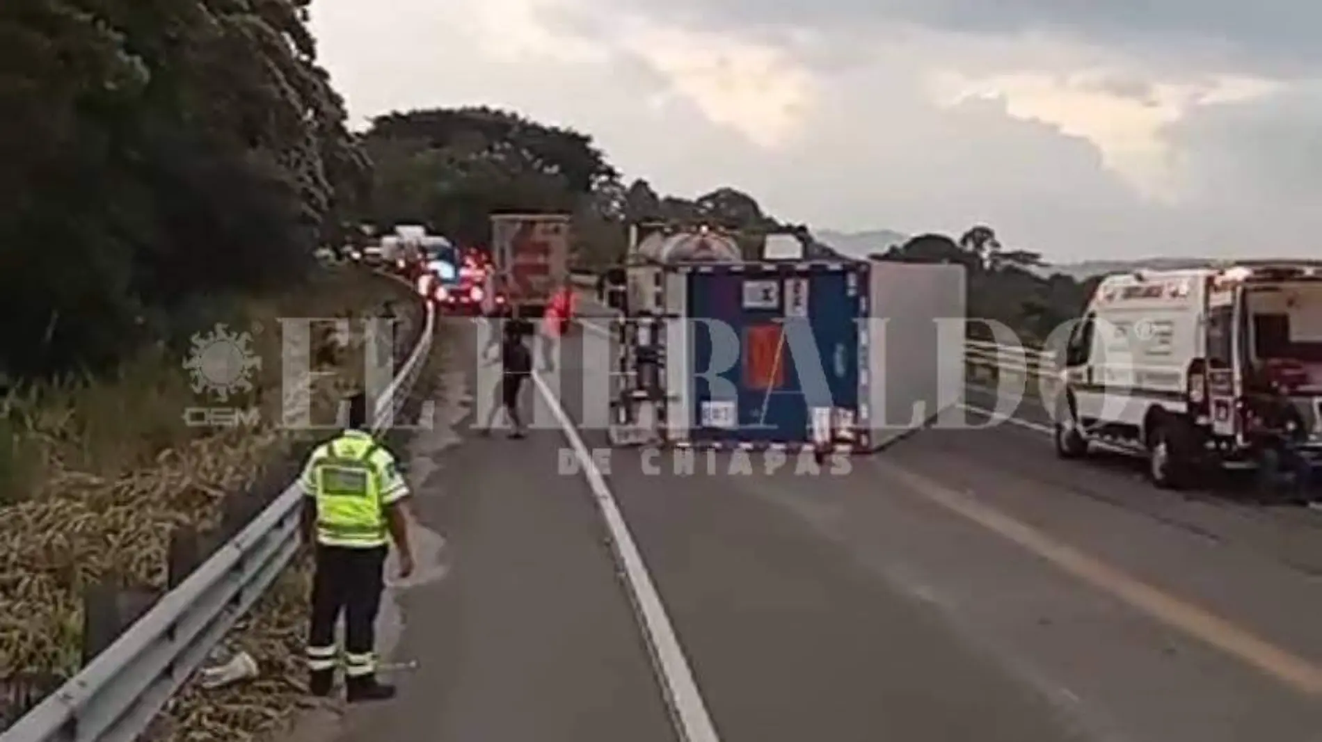 carretera bloqueada